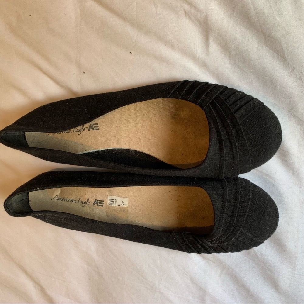 American Eagle Black Flats